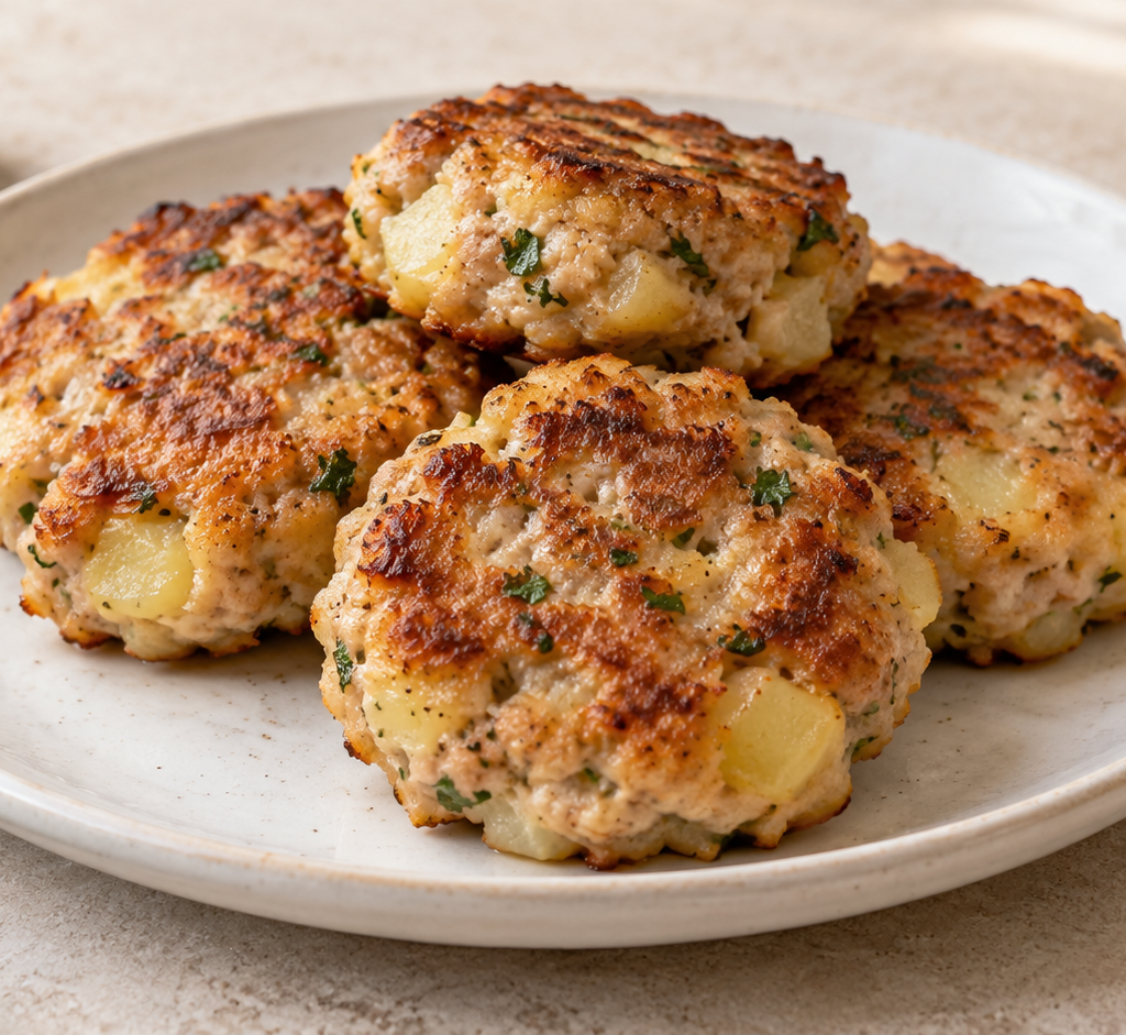 Turkey and potato patties