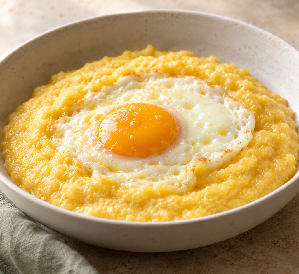 Savoury breakfast polenta