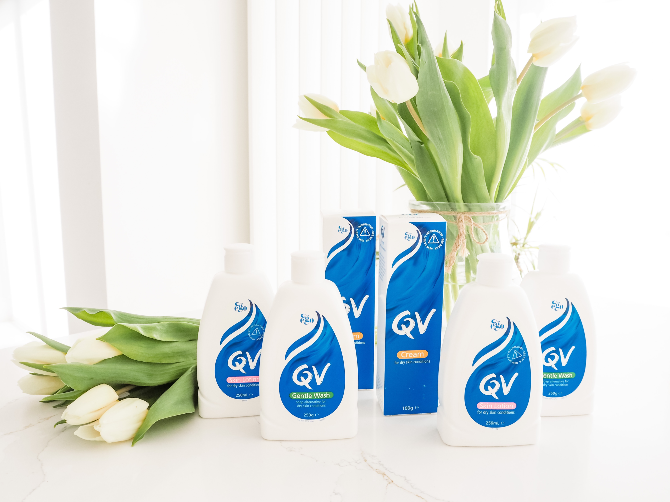 QV skincare products